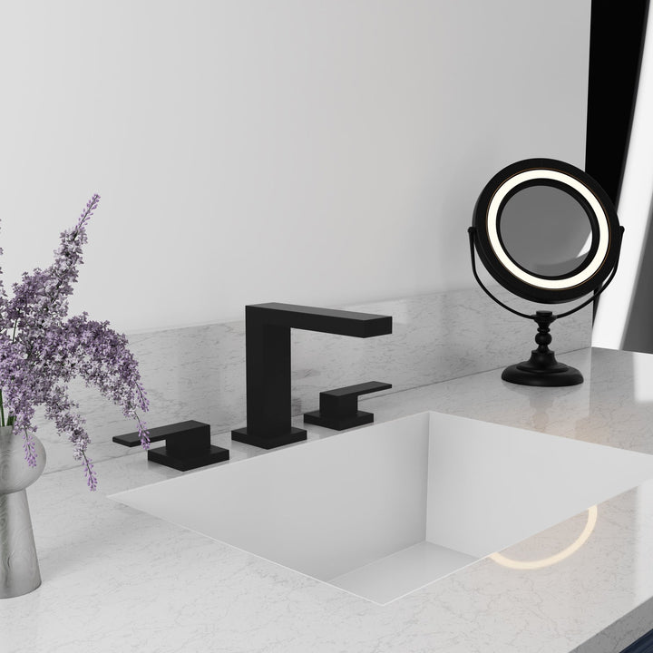 ZLINE Palisades Modern Widespread Bath Faucet in Matte Black (RBCN3-BF-MB)