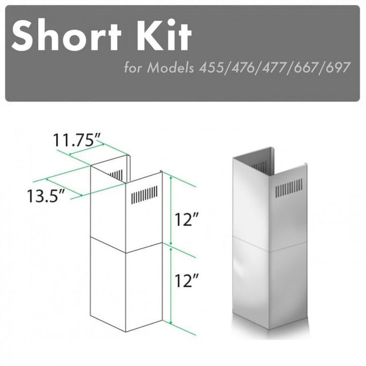 ZLINE Short Kit for 8ft. Ceilings (SK-455/476/477/667/697)