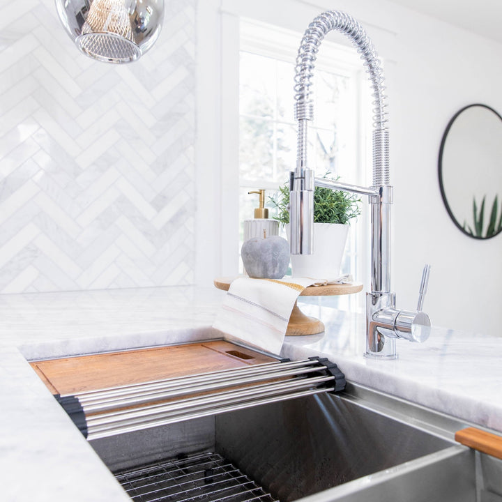 ZLINE Sierra Kitchen Faucet in Chrome (SRA-KF-CH)