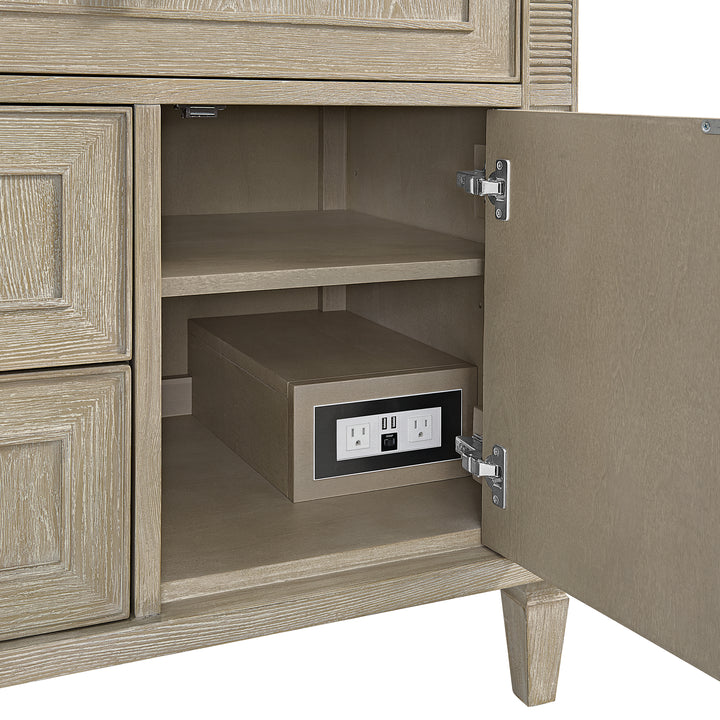 Lorelai 36" Single Vanity, Whitewashed Oak