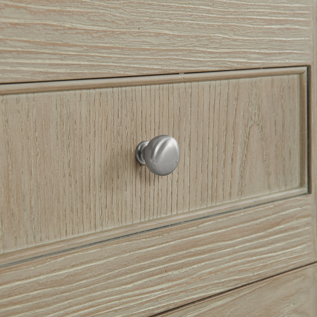 Breckenridge Linen Cabinet, Whitewashed Oak
