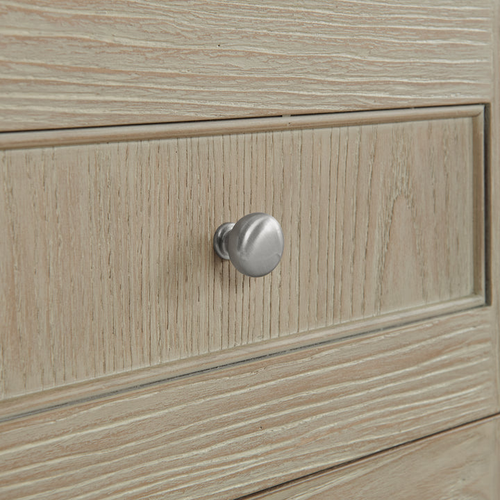 Breckenridge Linen Cabinet, Whitewashed Oak