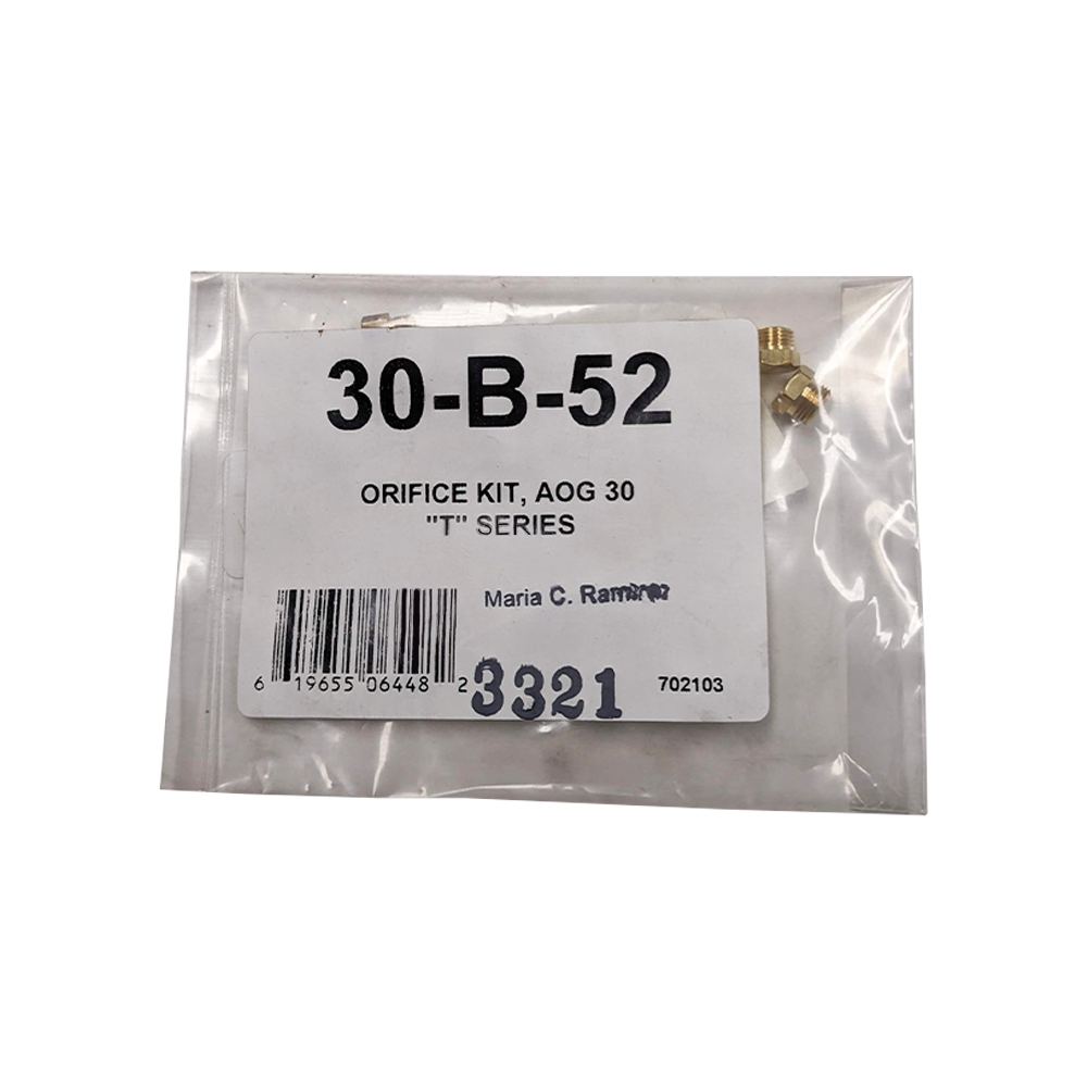 AOG Orifice Kit For "T" Series (AOG30B52)