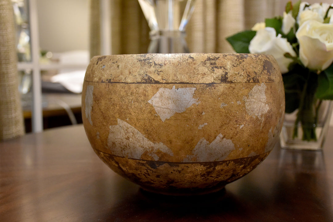 Gold Accent Eva Bowl in Home Décor (SI-B1207)