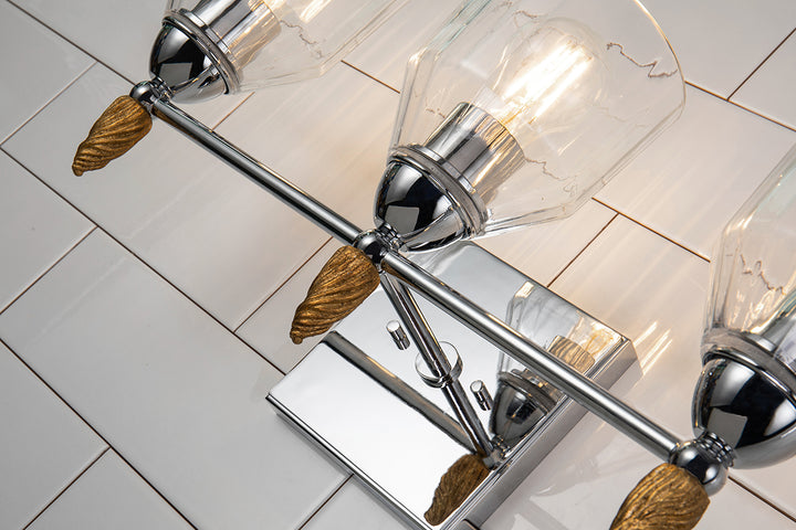 Felice 3 Light Vanity Light (BB1000PC-3-F2G)