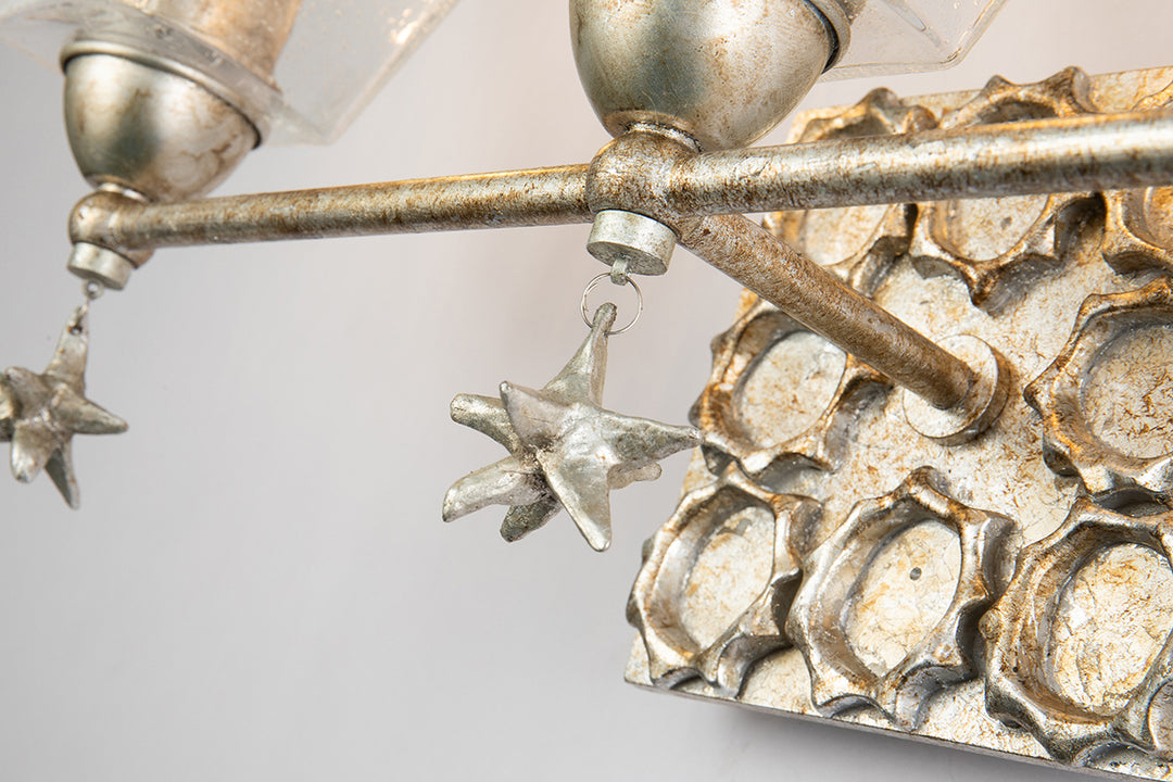 Star 3 Light Bath Vanity In Silver (BB1002S-3)