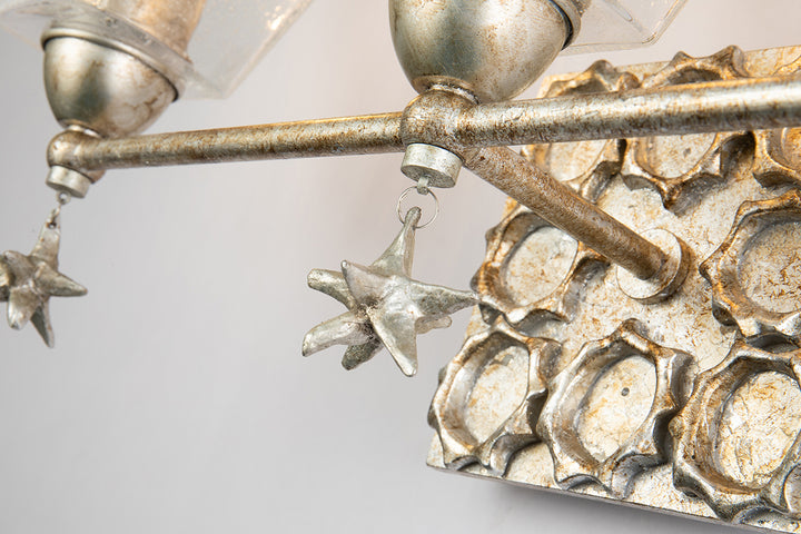 Star 3 Light Bath Vanity In Silver (BB1002S-3)