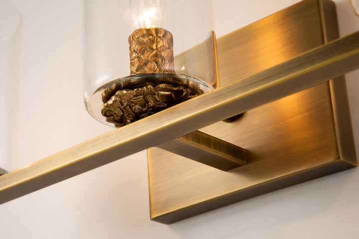 Bolivar 3-Light Vanity Fixture In Antique Brass (BB1003ATB-3)