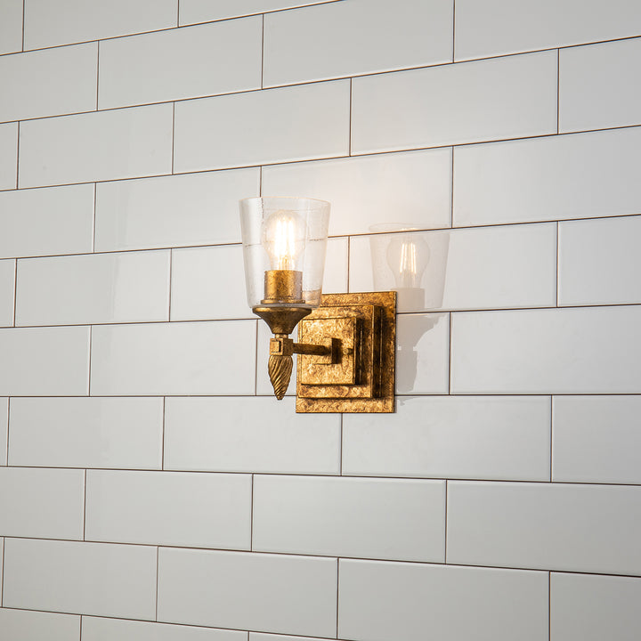 Vetiver 1 Light Wall Sconce Gold (BB1022G-1-F2G)