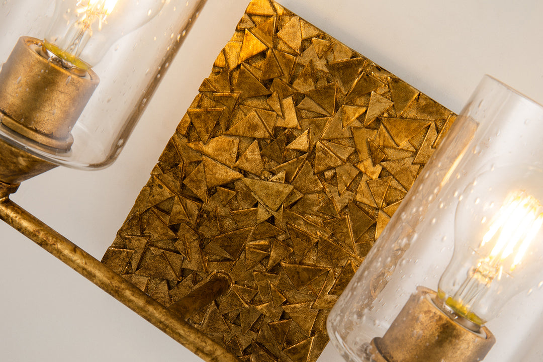 Mosaic 2-Light Vanity Light In Gold (BB1158G-2)