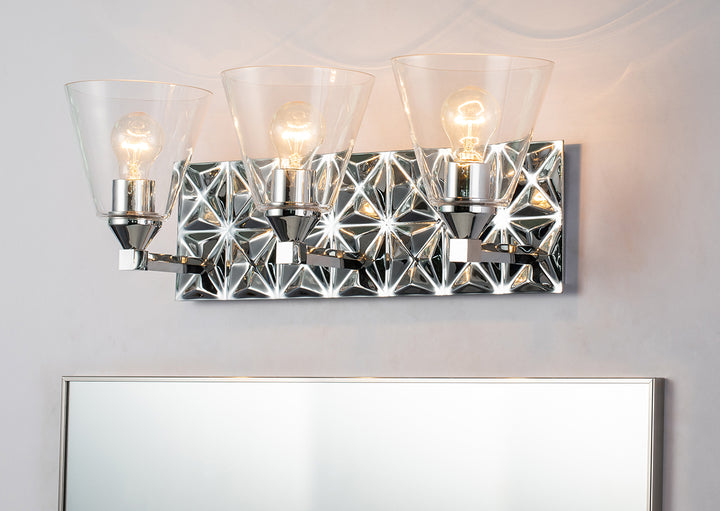 Alpha 3 Light Polished Chrome Bath Bar (BB1302PC-3)