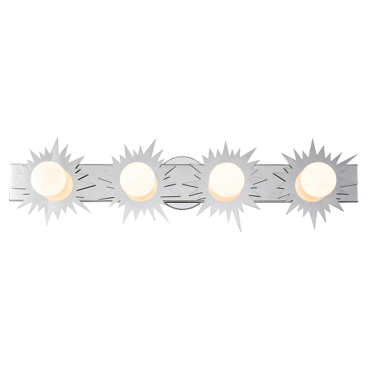 Soleil 4 Light Bath Bar Vanity Light In Chrome (BB90417PC-4)