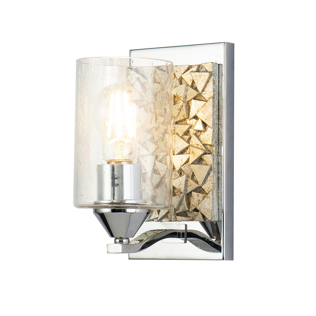 Bocage 1 Light Wall Sconce In Silver And Gold (BB90586PC-1B1S)