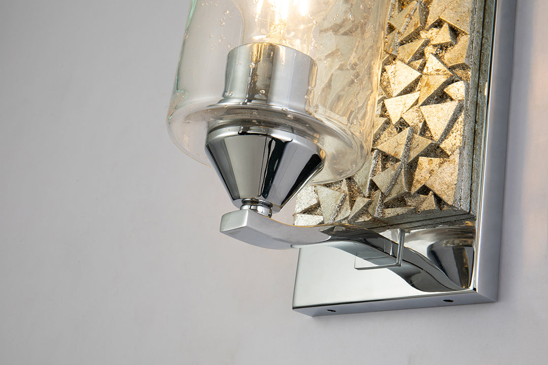 Bocage 1 Light Wall Sconce In Silver And Gold (BB90586PC-1B1S)