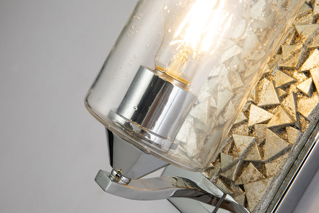 Bocage 1 Light Wall Sconce In Silver And Gold (BB90586PC-1B1S)