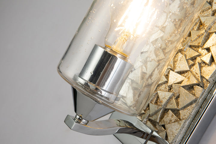 Bocage 1 Light Wall Sconce In Silver And Gold (BB90586PC-1B1S)