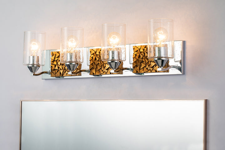 Bocage 4 Light Silver Bath Bar (BB90586PC-4B1G)