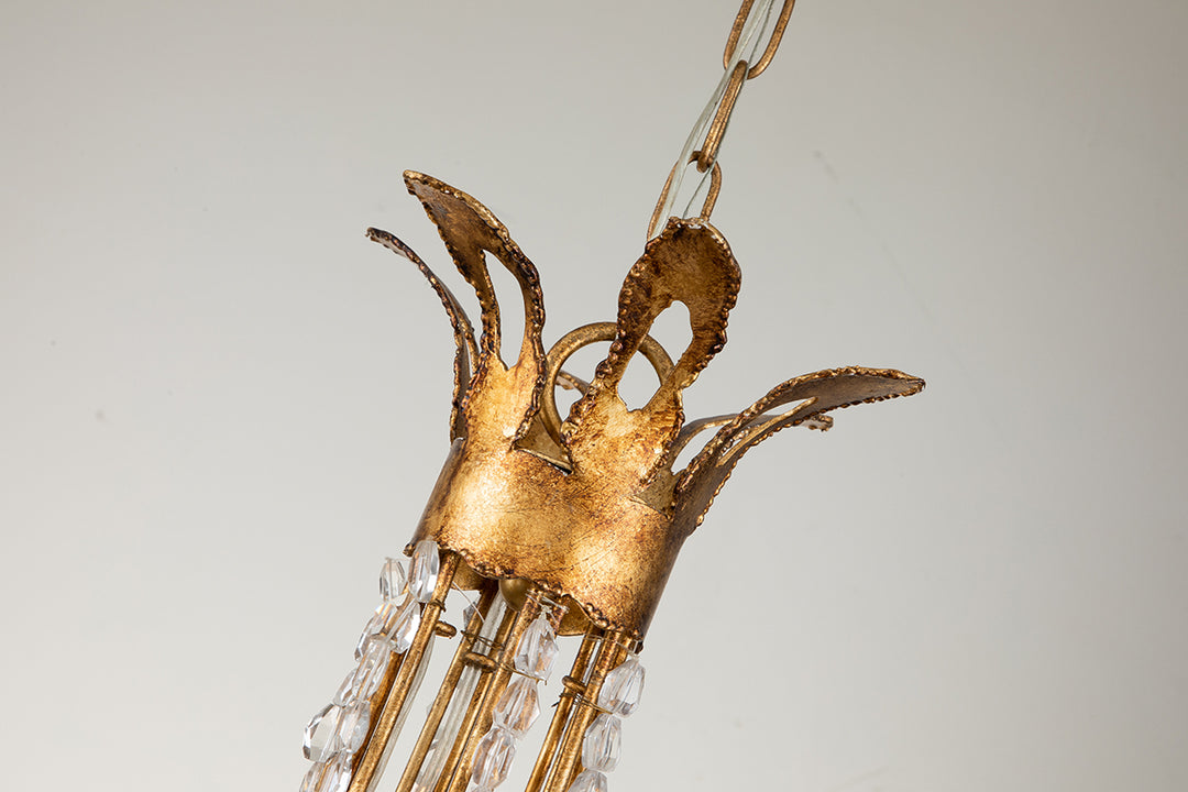 Monteleone 3 Light Chandelier in Antique Gold (CH1036-3)