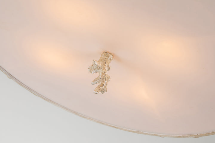 Trellis  Bone Finish 3-Light Flush (FM1238-20)