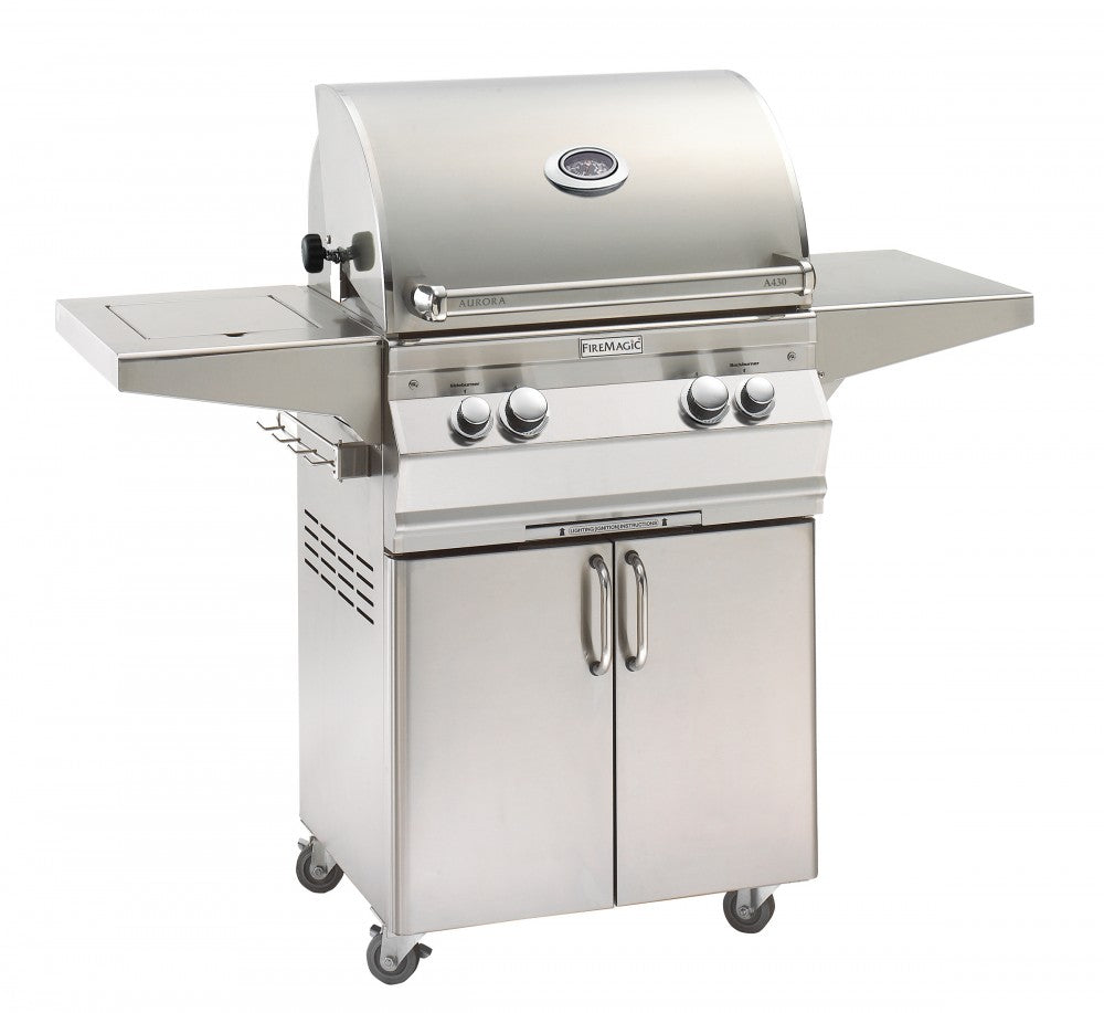Aurora Grill W/Single Side Burner & Rotisserie Backburner (FMA430S6EAN62)