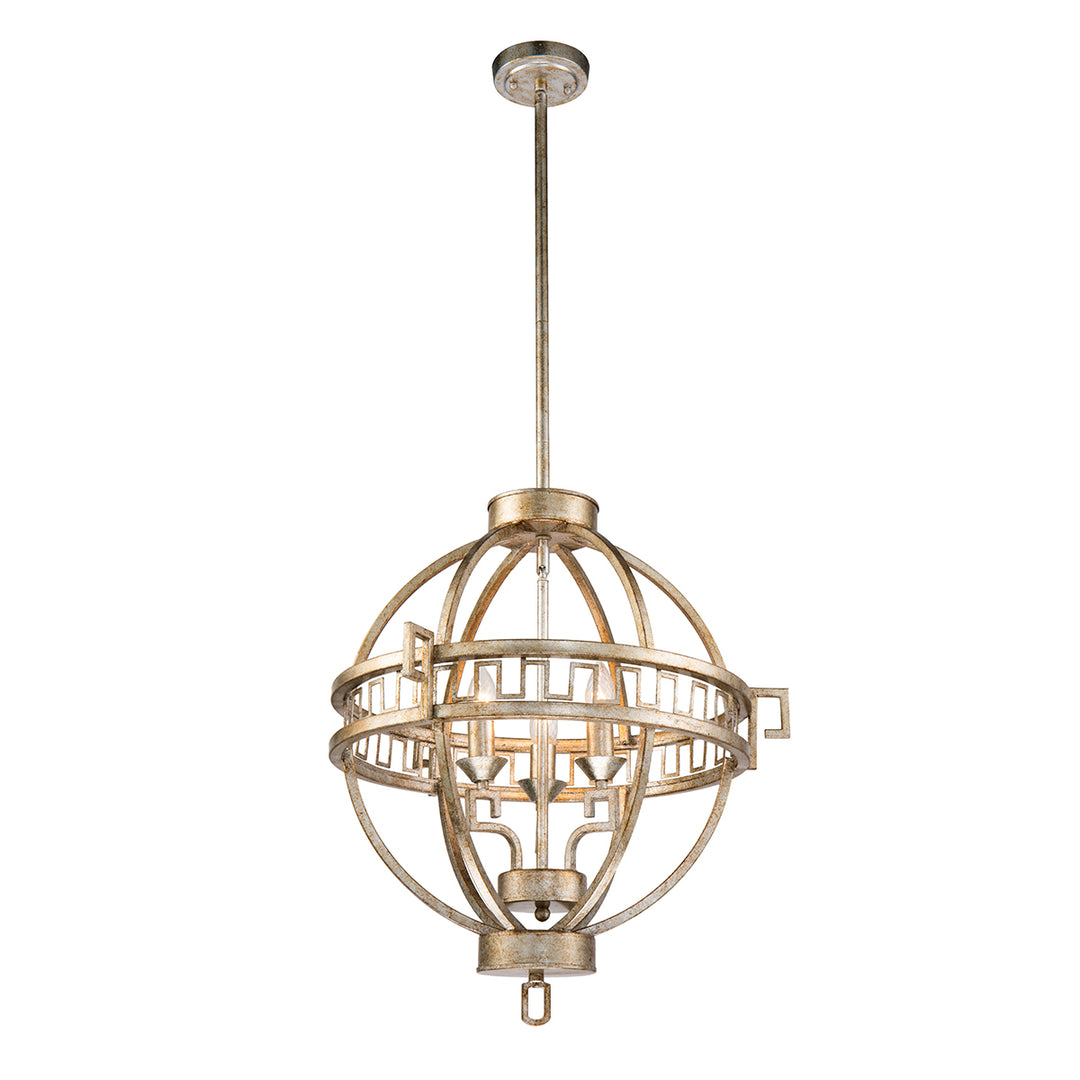 3 Light Geometric Globe Chandelier (GN/Lemuria/3PA-S)