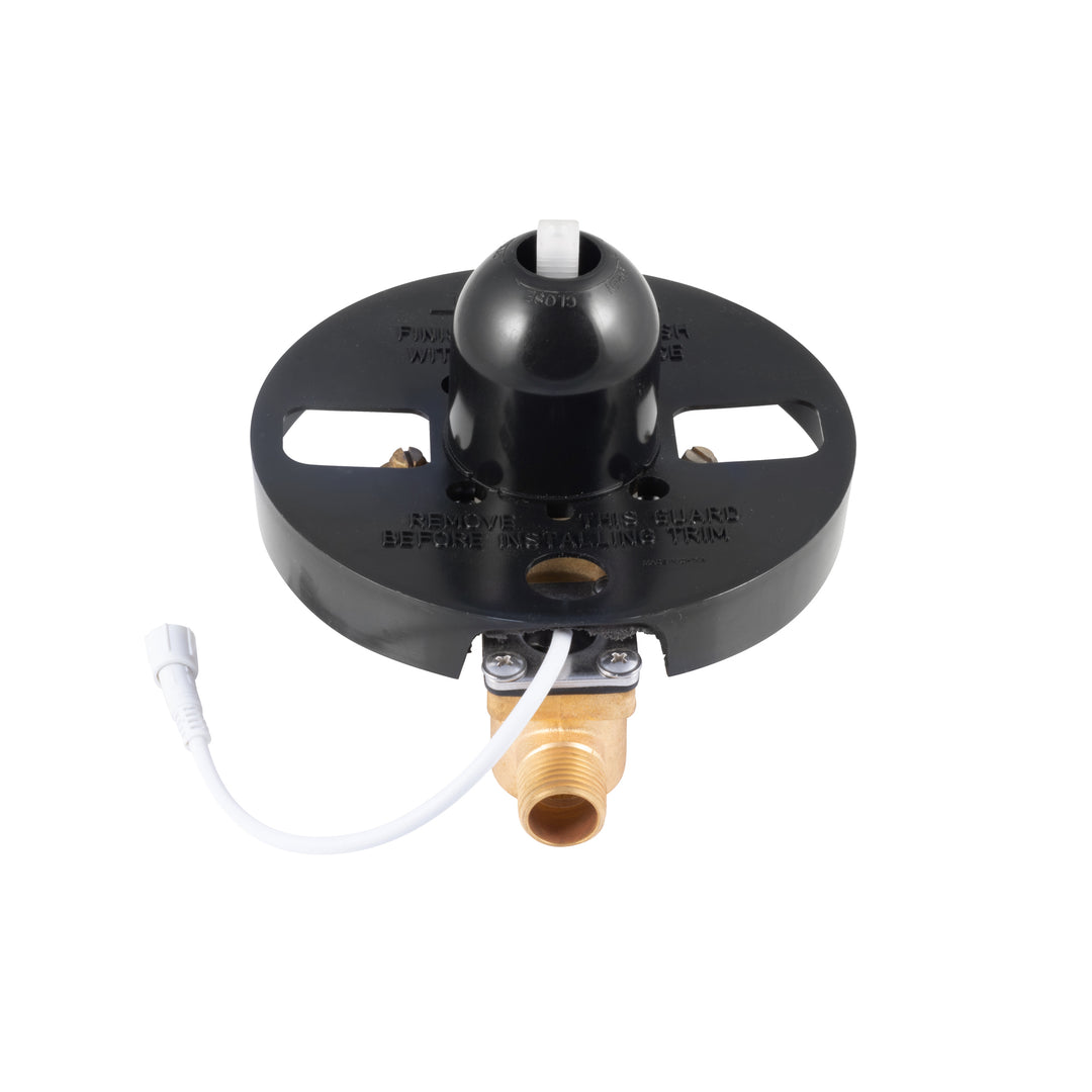 PULSE ShowerSpas LED Tru-Temp Pressure Balance 1/2" Rough-In Valve with Brushed Nickel Trim Kit (3004-RIV-PB-BN)