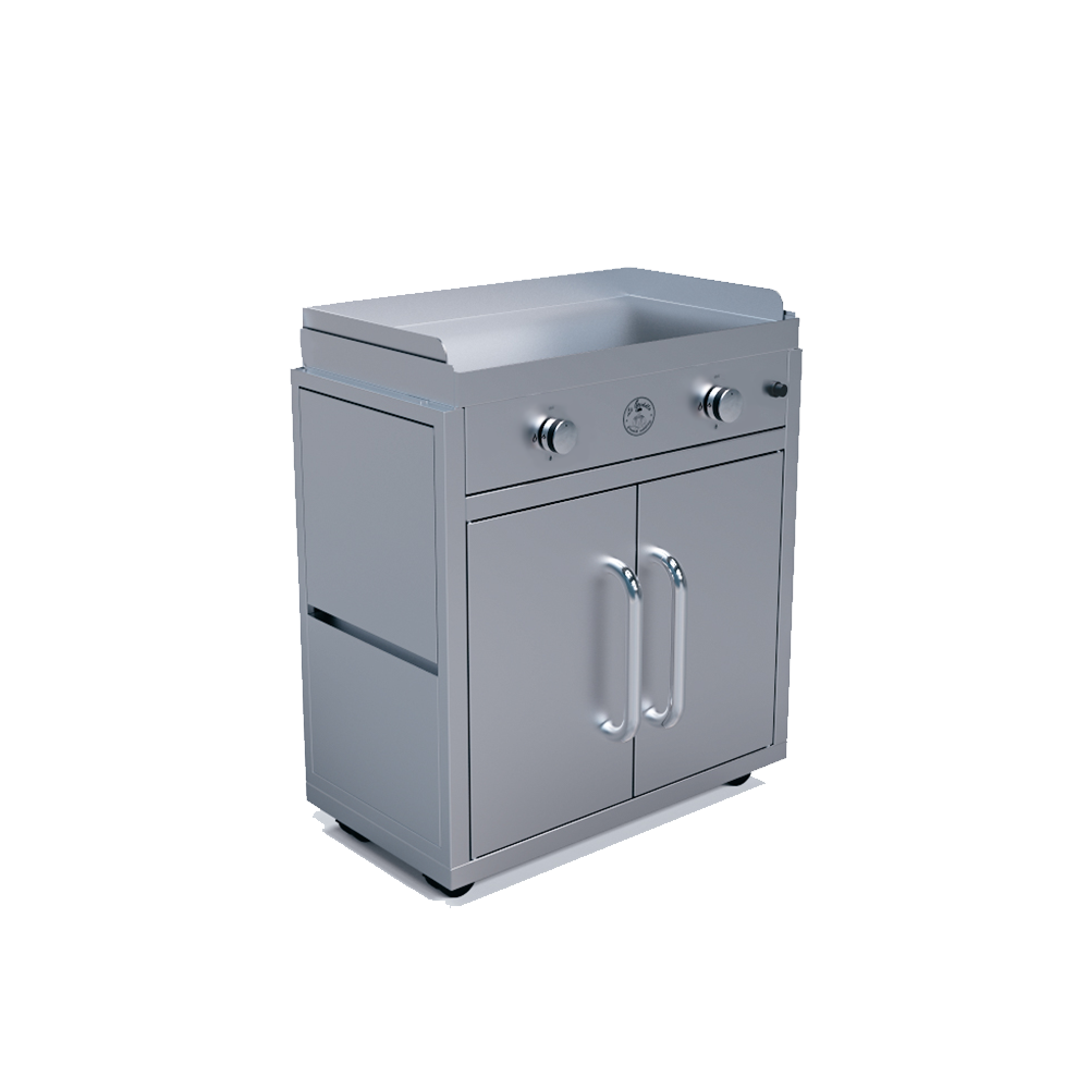 Le Griddle - Dual Burner Griddle W/ Cart - Propane Gas (GFE75 LP CK)