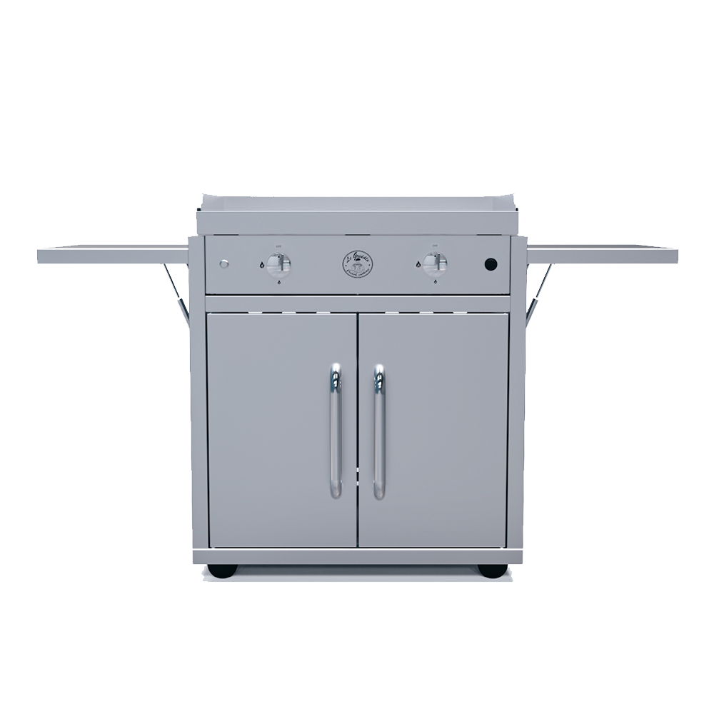Le Griddle - Dual Burner Griddle W/ Cart - Natural Gas (GFE75 CK)