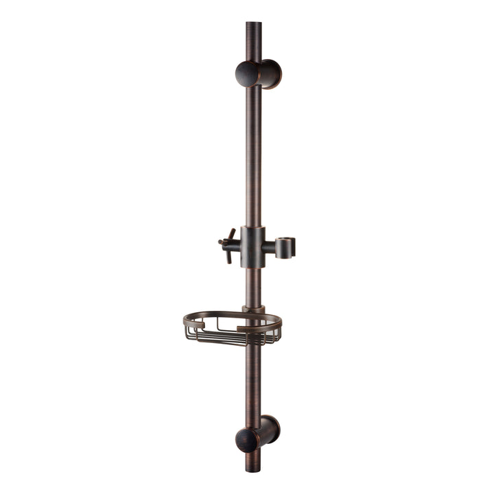 PULSE ShowerSpas Oil-Rubbed Bronze Adjustable Slide Bar Shower Panel Accessory (1010-ORB)