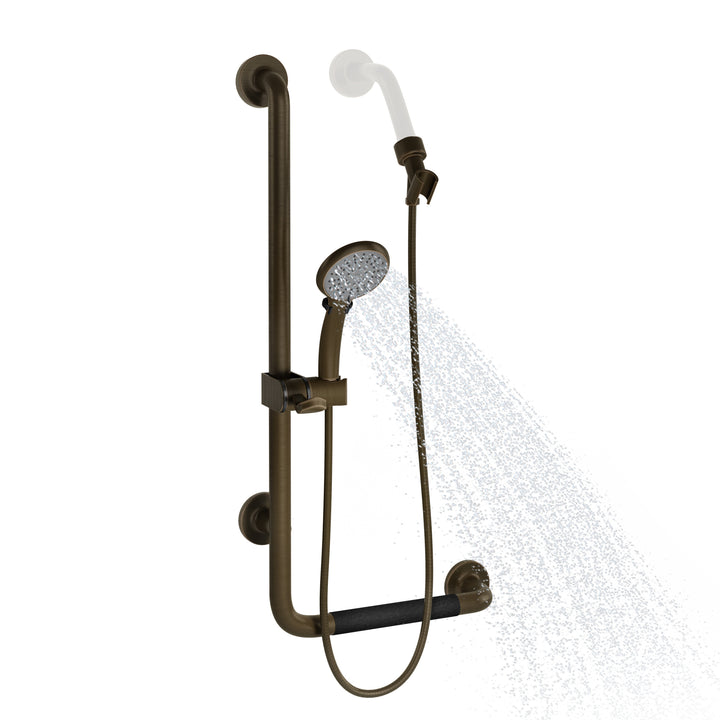 PULSE ShowerSpas ErgoSlideBar Oil-Rubbed Bronze - Left (4001L-ORB)