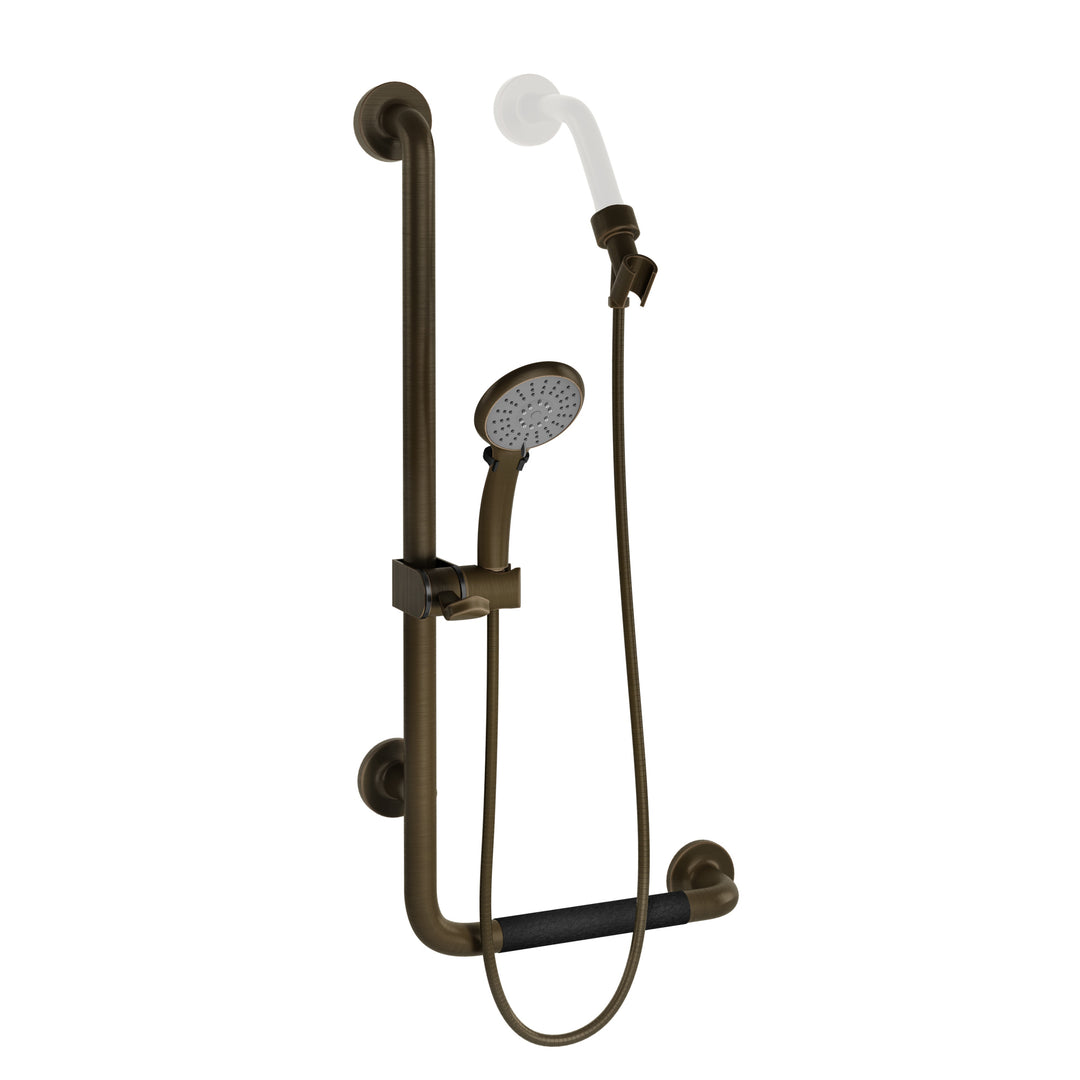 PULSE ShowerSpas ErgoSlideBar Oil-Rubbed Bronze - Left (4001L-ORB)