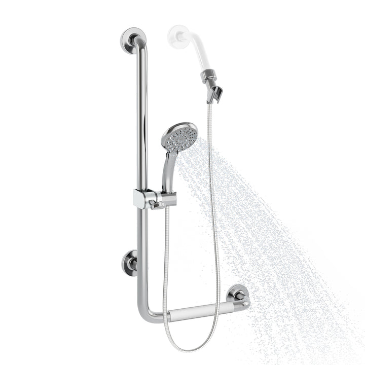PULSE ShowerSpas ErgoSlideBar Stainless Steel Polished - Left (4001L-SSP)