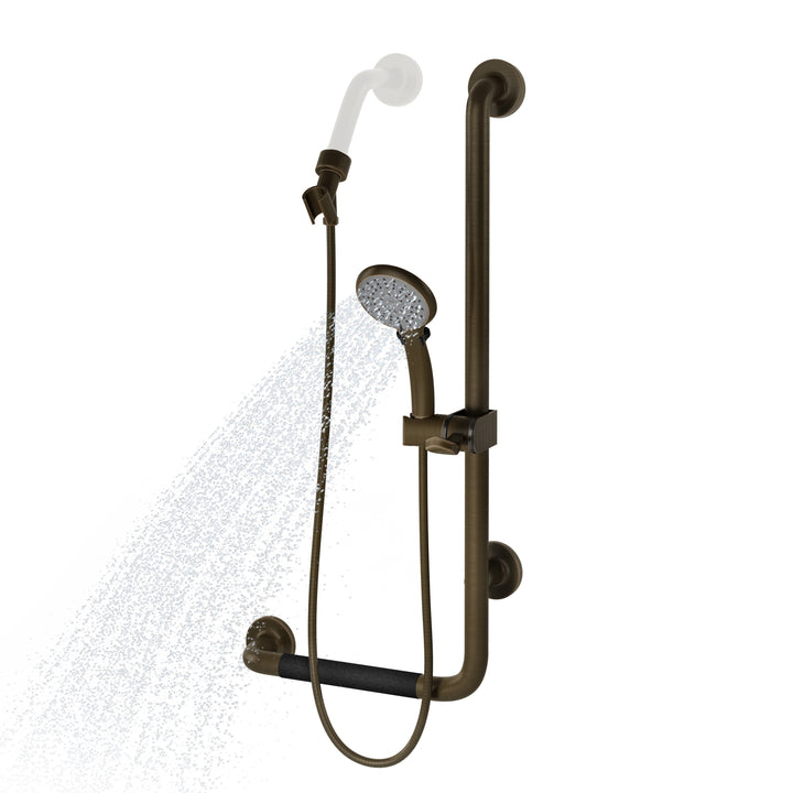 PULSE ShowerSpas ErgoSlideBar Oil-Rubbed Bronze - Right (4001R-ORB)