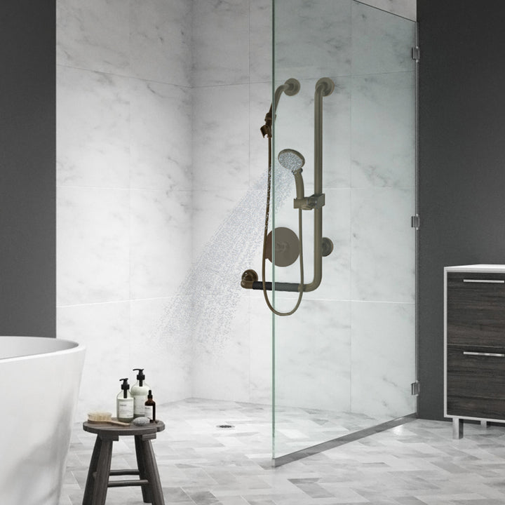 PULSE ShowerSpas ErgoSlideBar Oil-Rubbed Bronze - Right (4001R-ORB)