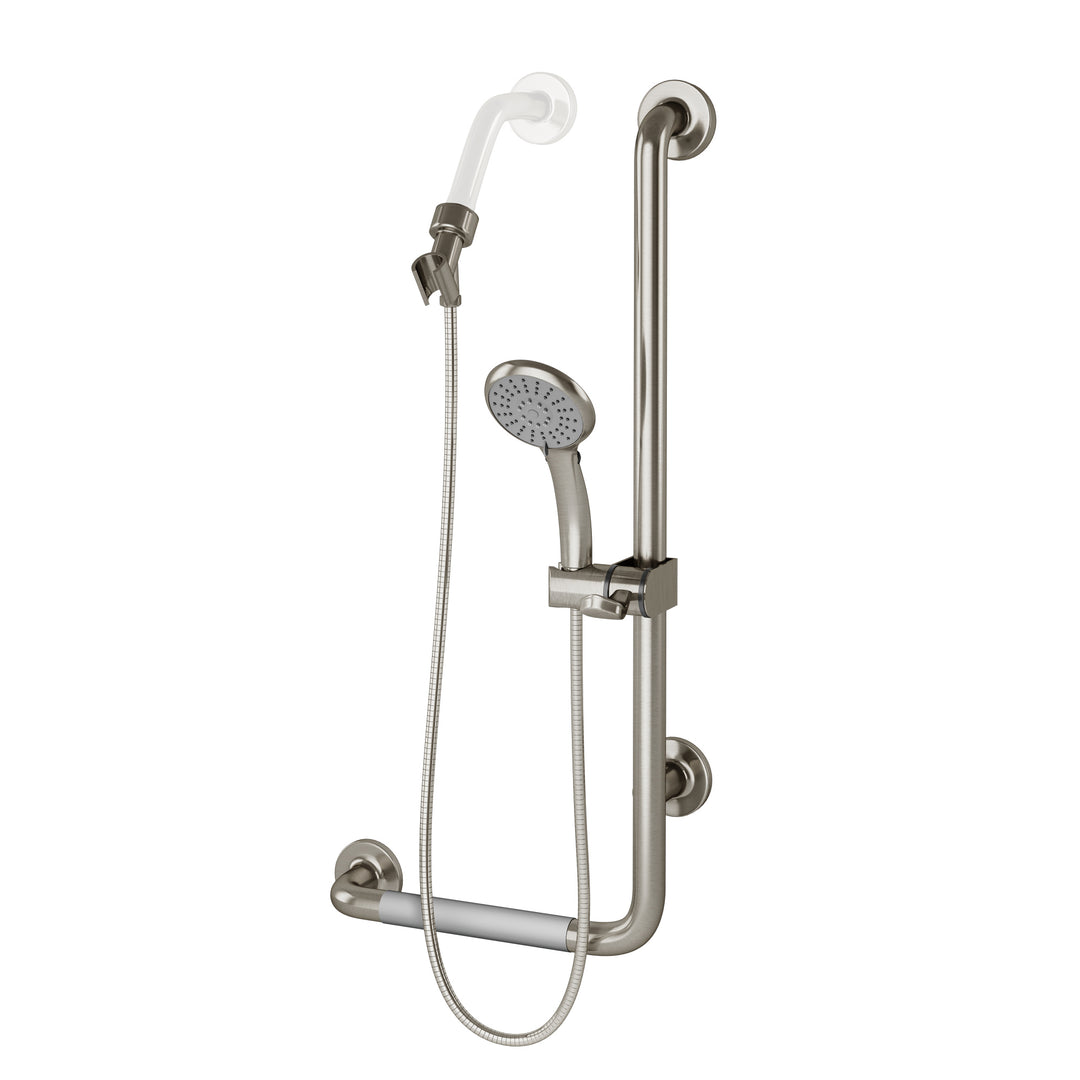 PULSE ShowerSpas ErgoSlideBar Stainless Steel Brushed - Right (4001R-SSB)