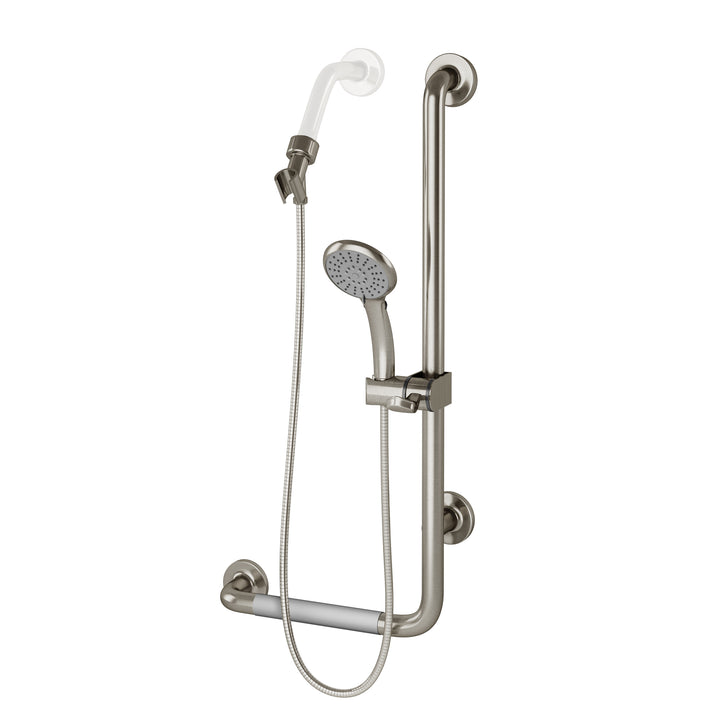 PULSE ShowerSpas ErgoSlideBar Stainless Steel Brushed - Right (4001R-SSB)