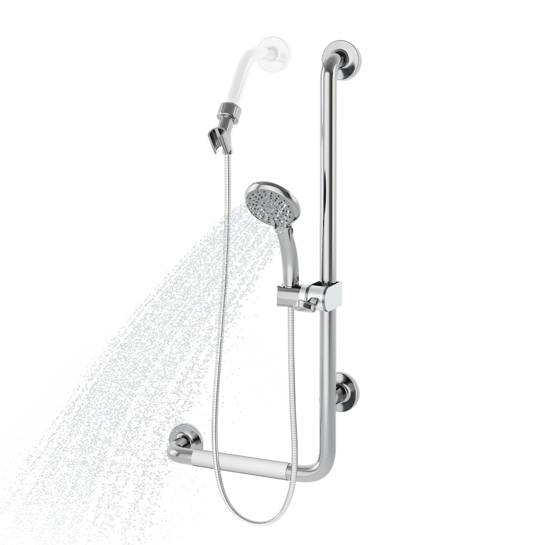 PULSE ShowerSpas ErgoSlideBar Stainless Steel Polished - Right (4001R-SSP)