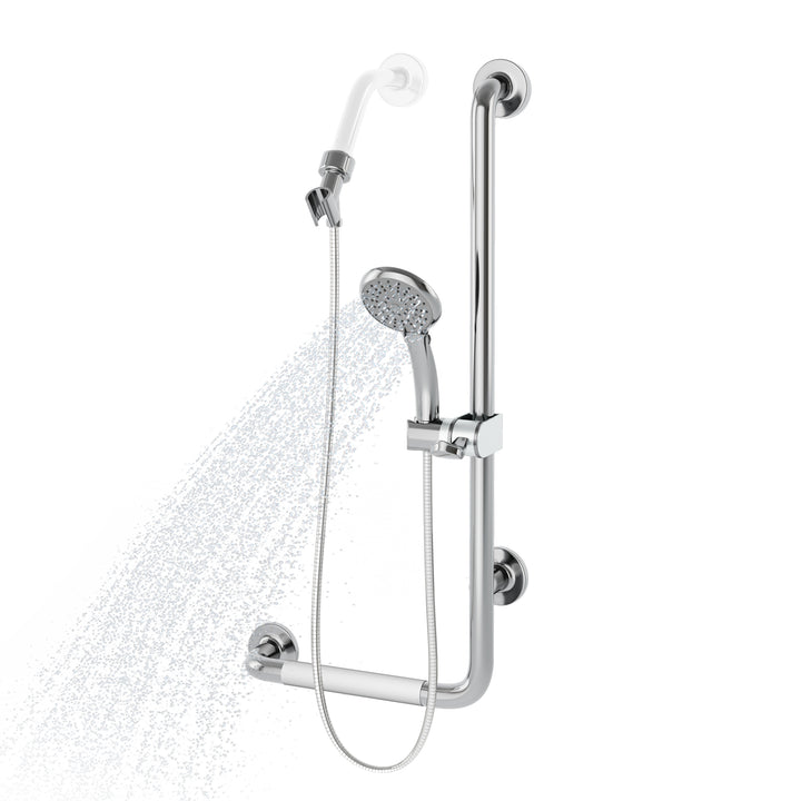 PULSE ShowerSpas ErgoSlideBar Stainless Steel Polished - Right (4001R-SSP)