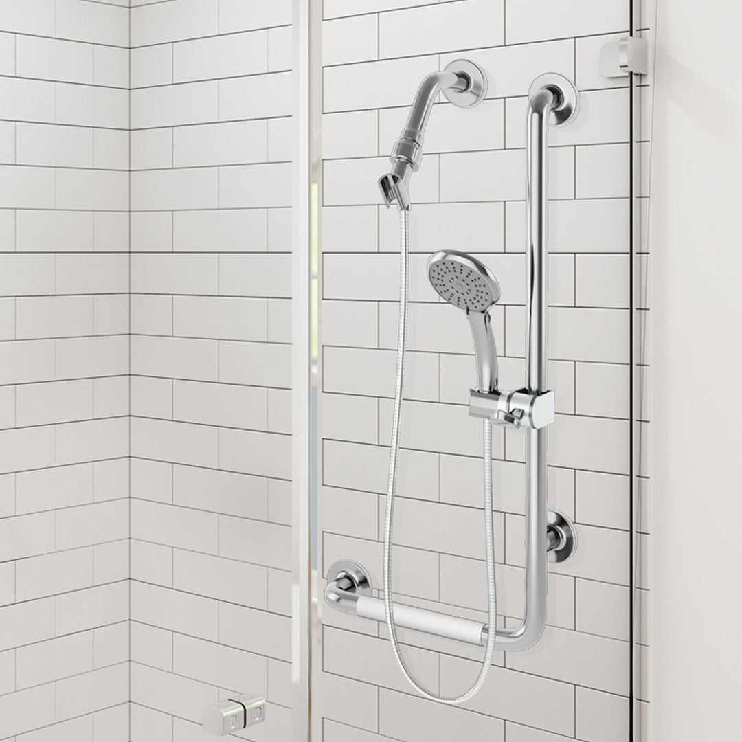 PULSE ShowerSpas ErgoSlideBar Stainless Steel Polished - Right (4001R-SSP)