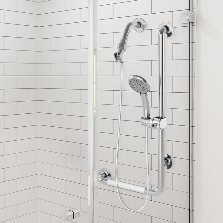 PULSE ShowerSpas ErgoSlideBar Stainless Steel Polished - Right (4001R-SSP)