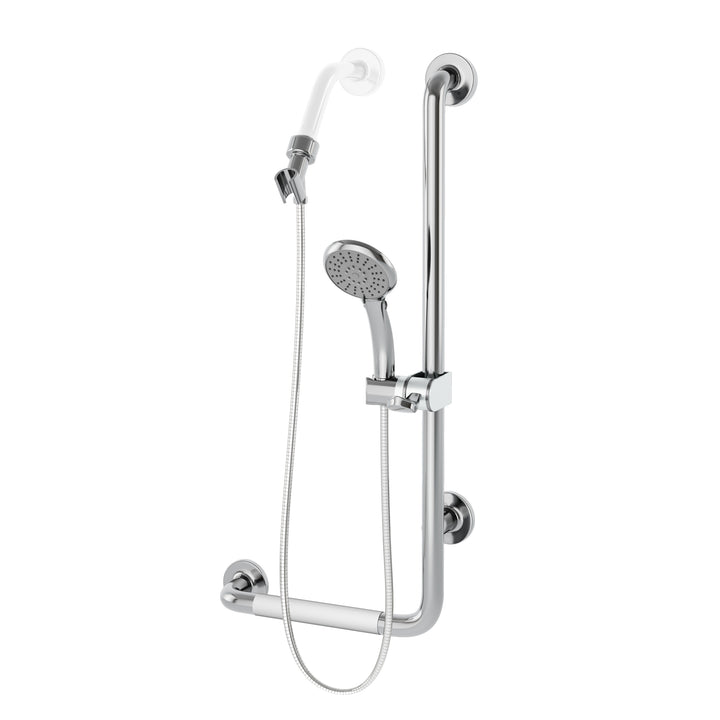 PULSE ShowerSpas ErgoSlideBar Stainless Steel Polished - Right (4001R-SSP)
