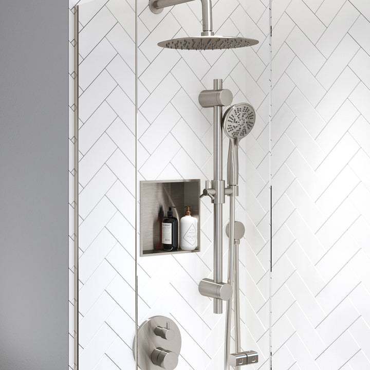 PULSE ShowerSpas Niche in Brushed Stainless Steel  (NI-1212-SSB)