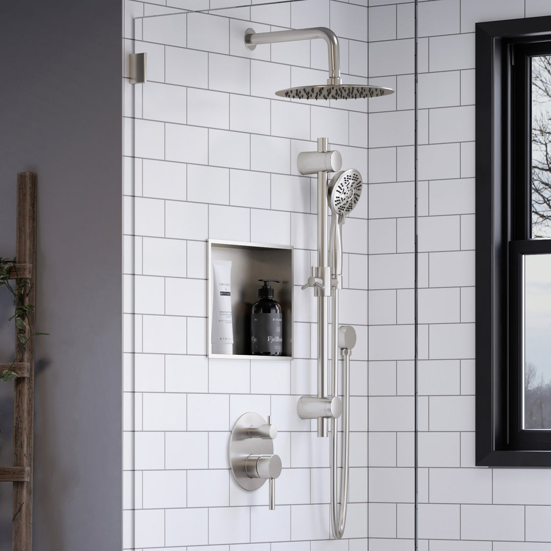 PULSE ShowerSpas Niche in Brushed Stainless Steel  (NI-1212-SSB)