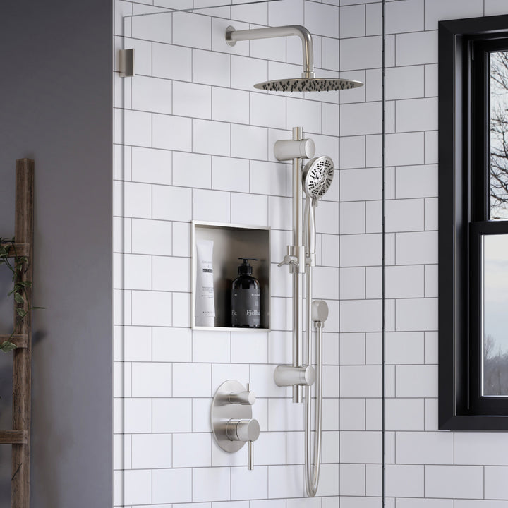 PULSE ShowerSpas Niche in Brushed Stainless Steel  (NI-1212-SSB)