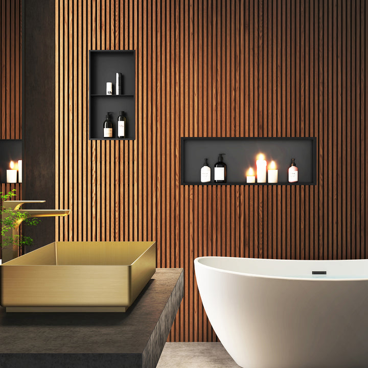 PULSE ShowerSpas Niche in Matte Black (NI-1236-MB)