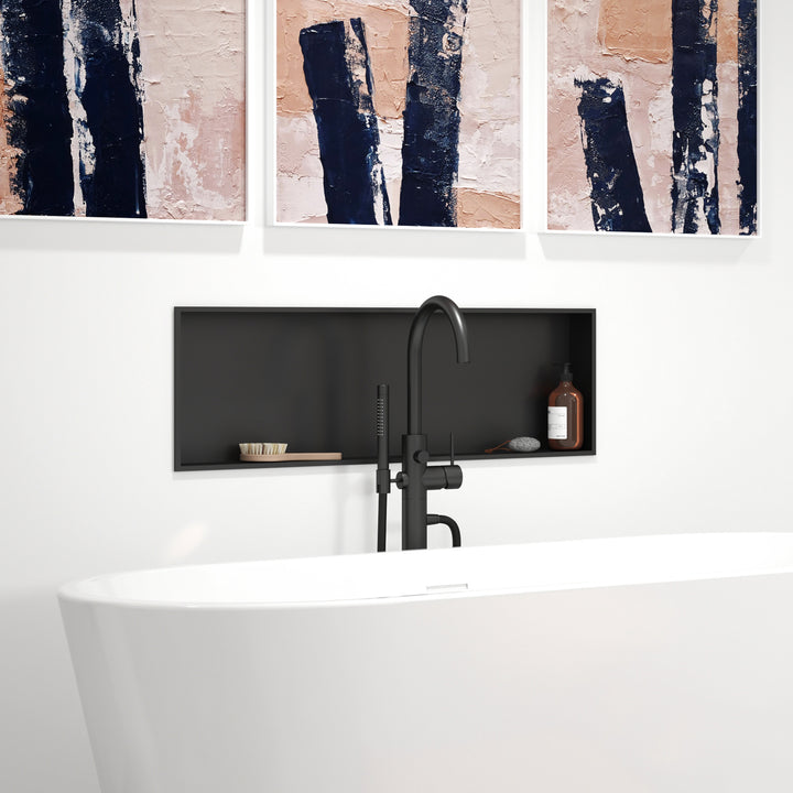 PULSE ShowerSpas Niche in Matte Black (NI-1236-MB)