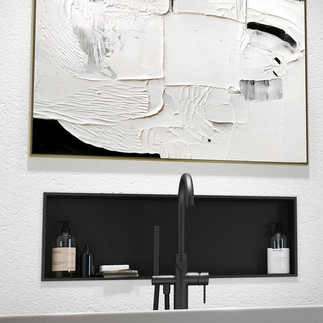 PULSE ShowerSpas Niche in Matte Black (NI-1236-MB)