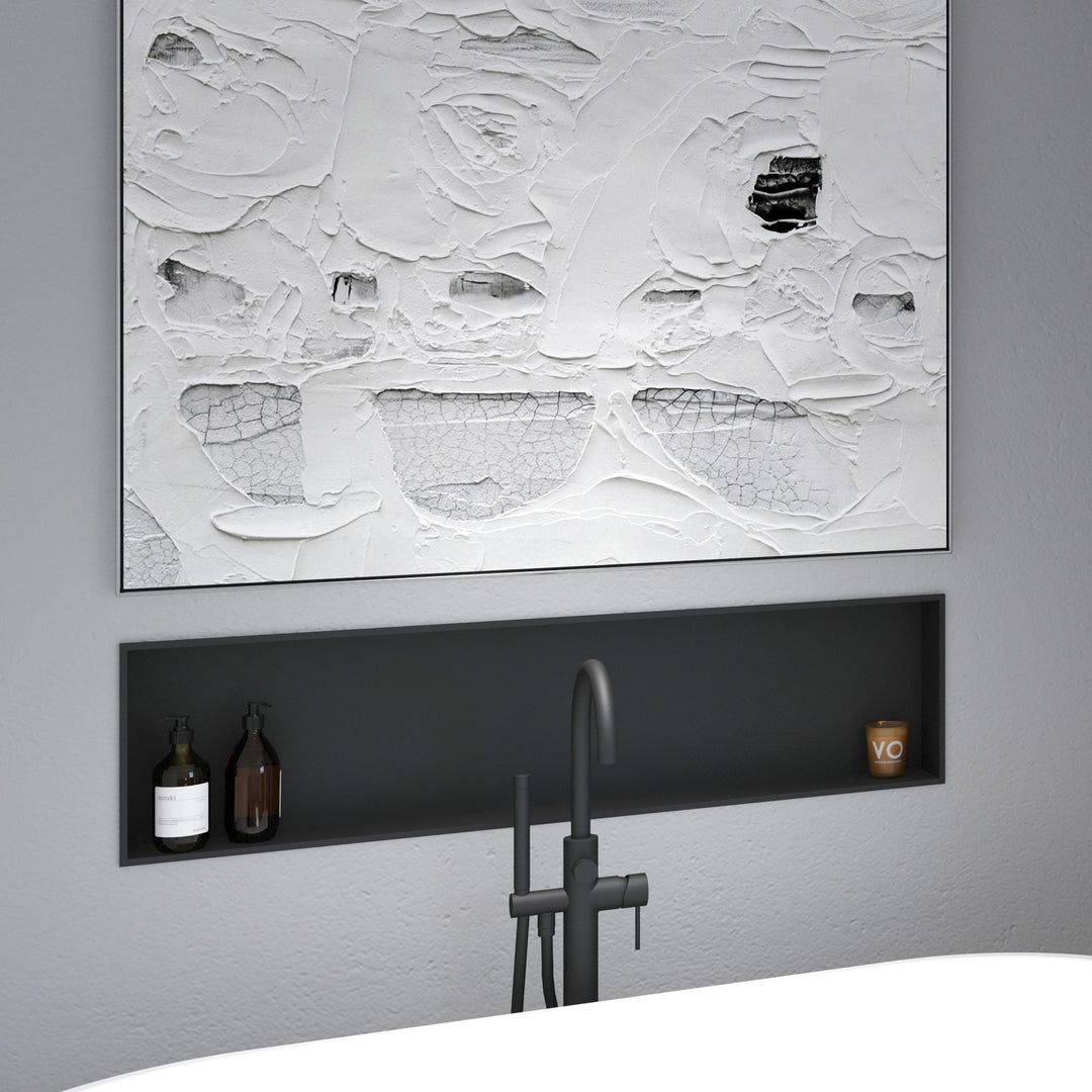 PULSE ShowerSpas Niche in Matte Black (NI-1248-MB)