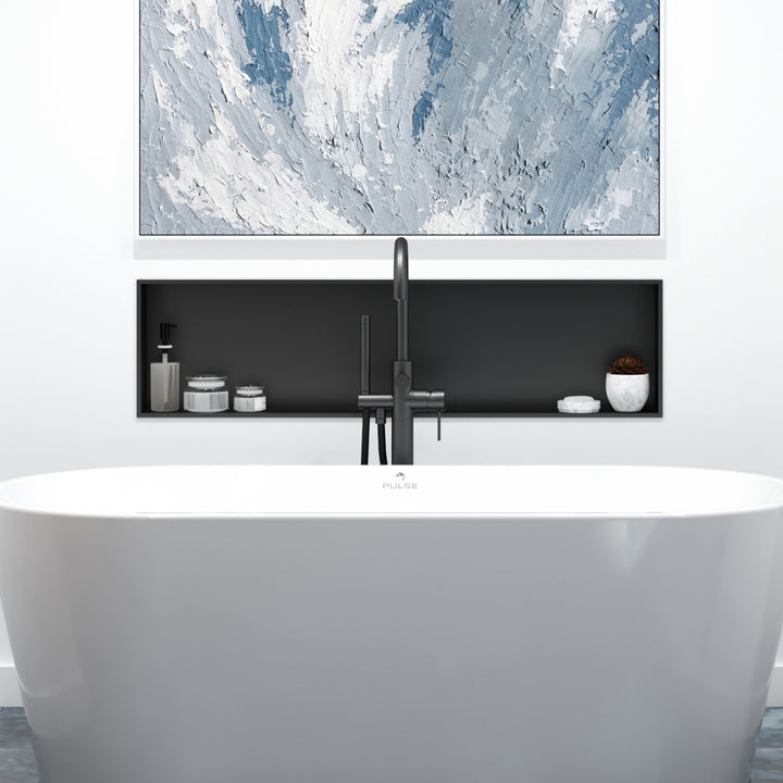 PULSE ShowerSpas Niche in Matte Black (NI-1248-MB)