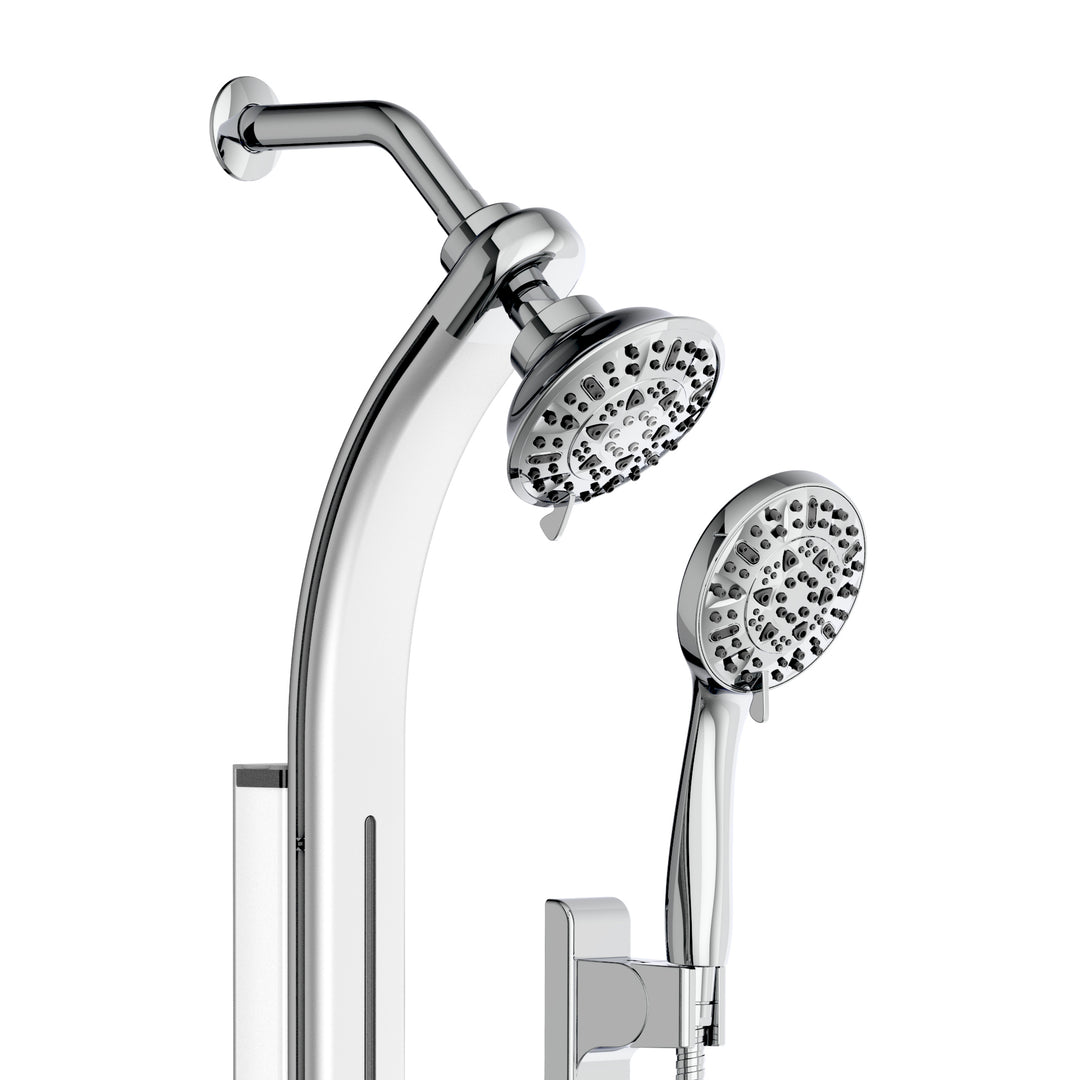 PULSE ShowerSpas Nirvana Stainless Steel Brushed ShowerSpa (1070-CH)